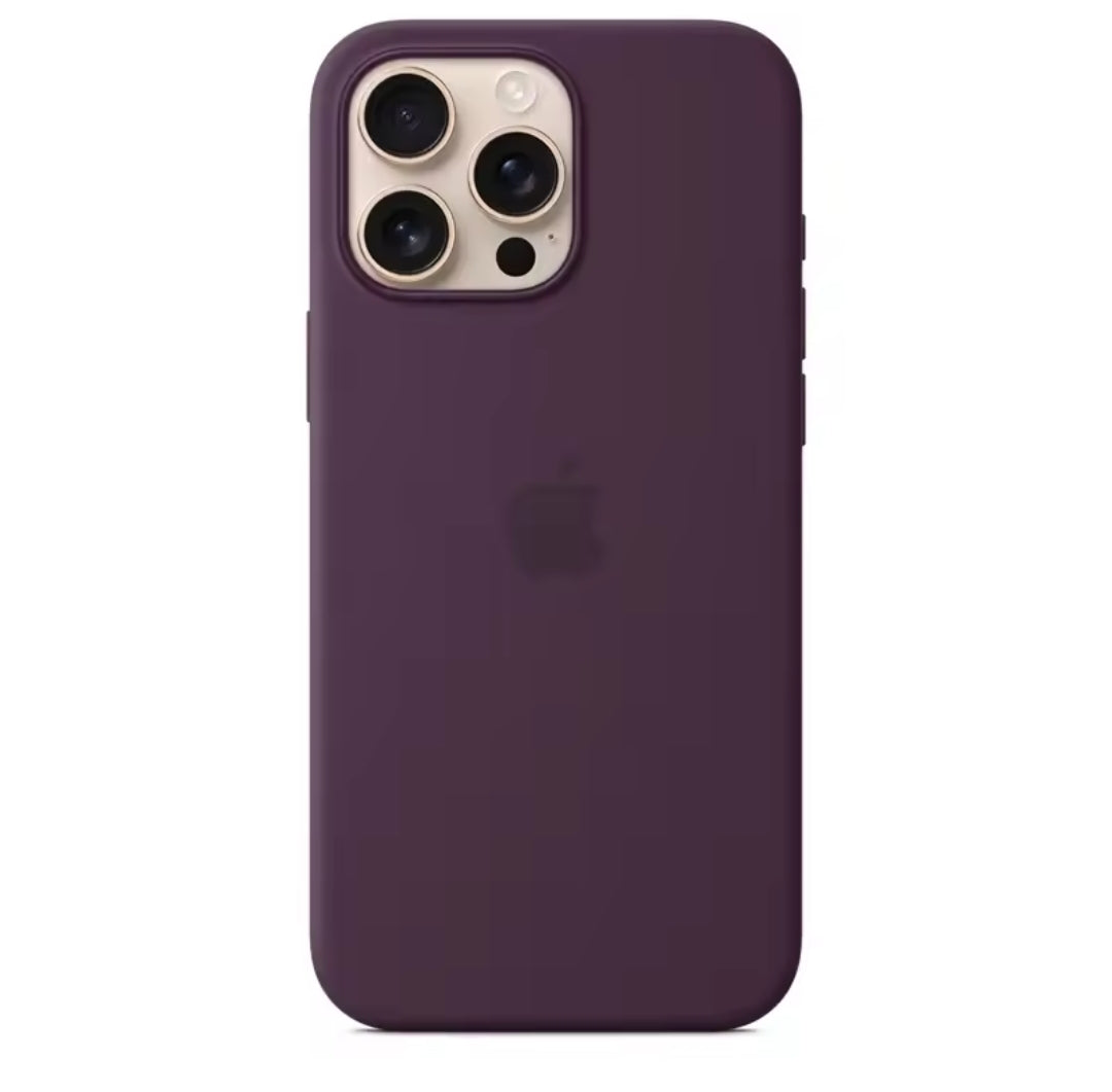 Coque Magnétique en silicone pour iPhone 16