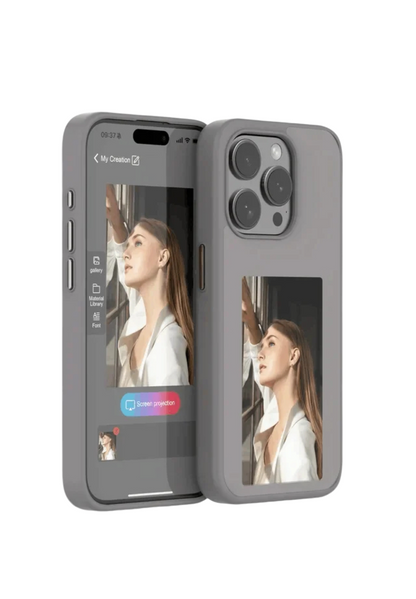 Coque de téléphone intelligente NDavid E Ink pour iPhone,