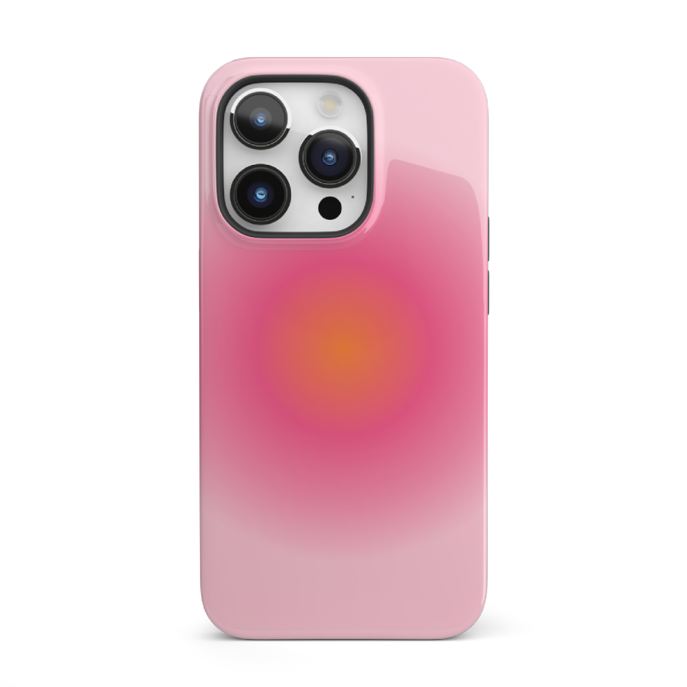 Pink Aura iPhone Case - Image 3