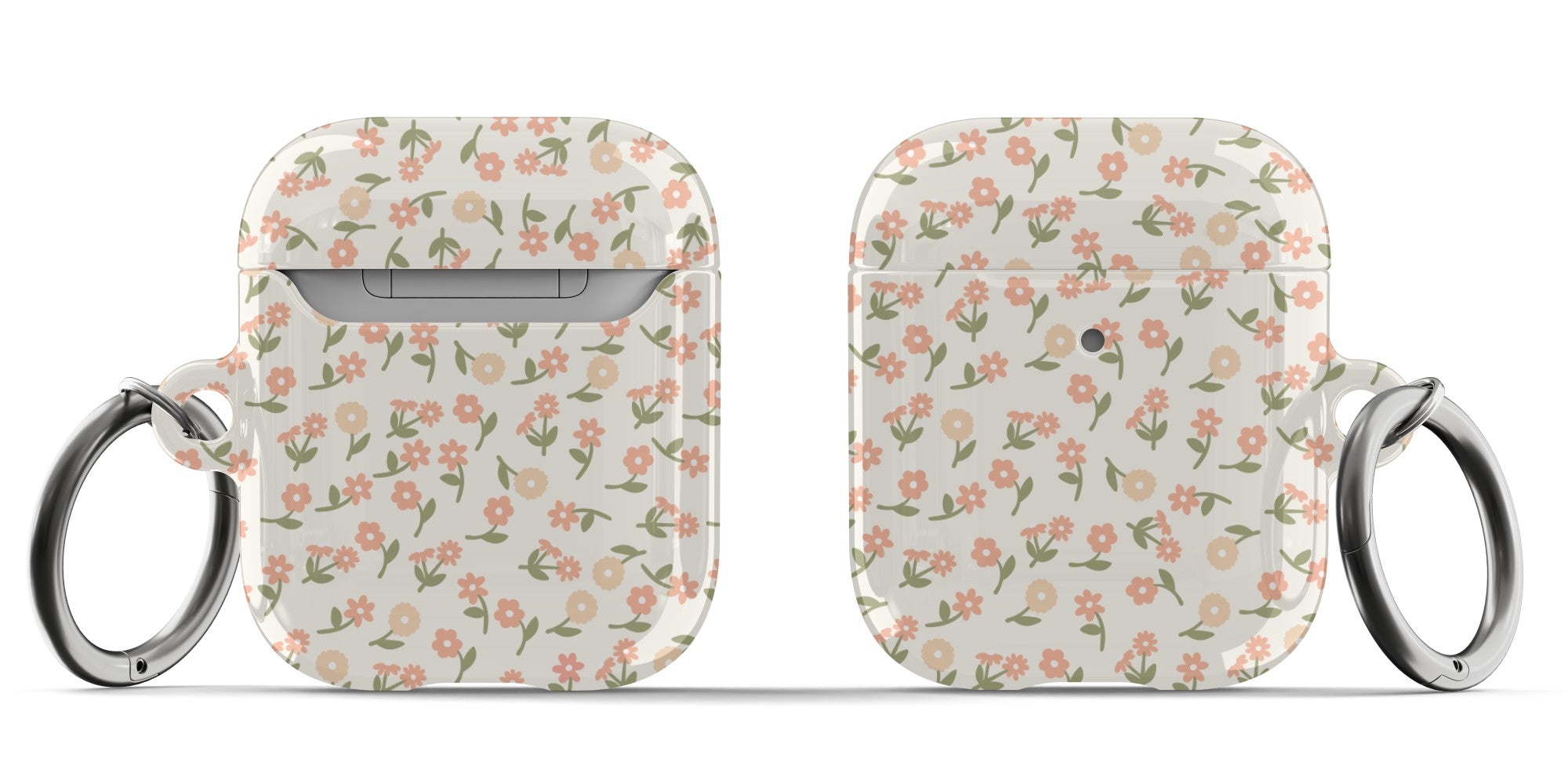 Peach Bloom AirPods Case - Image 2