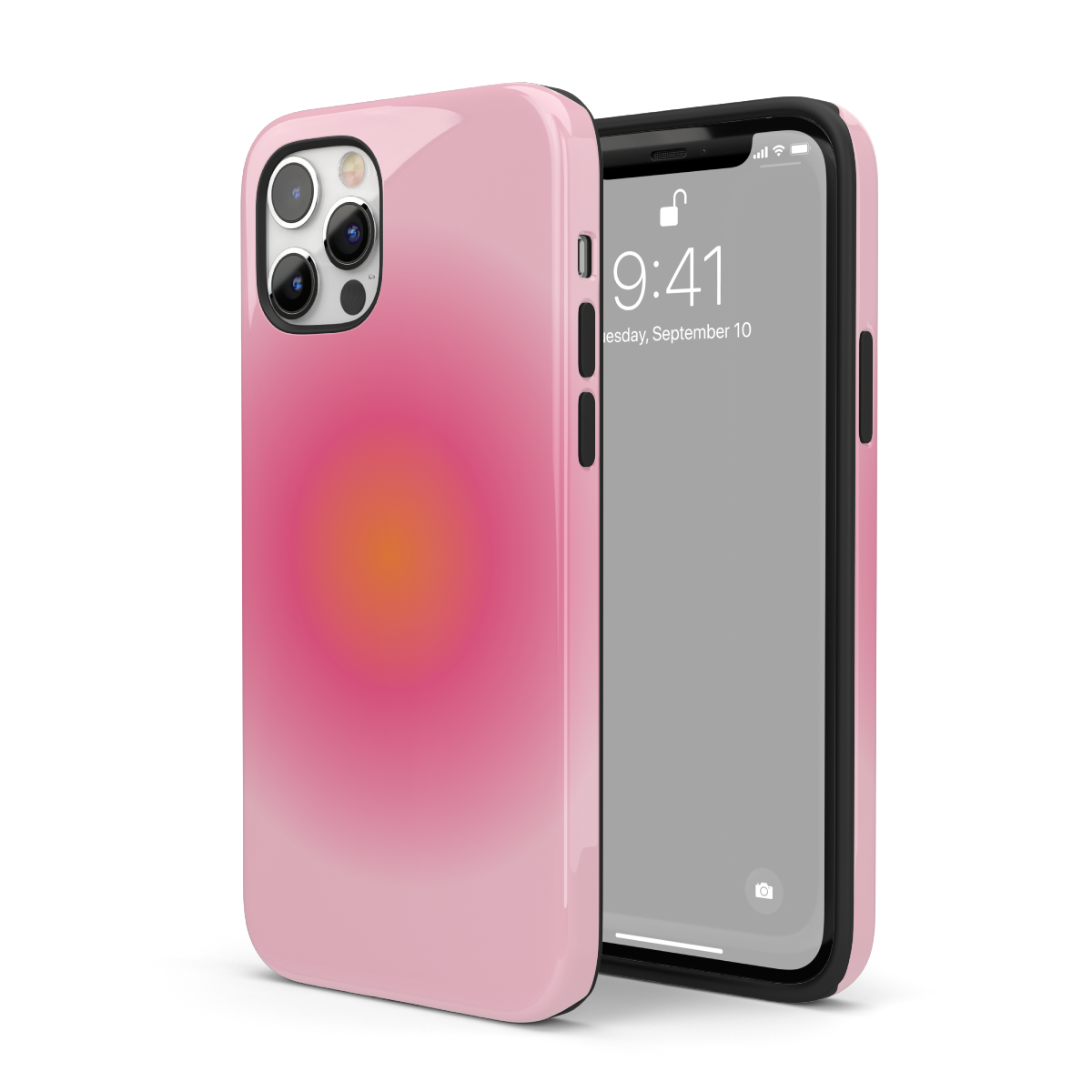 Pink Aura iPhone Case - Image 4