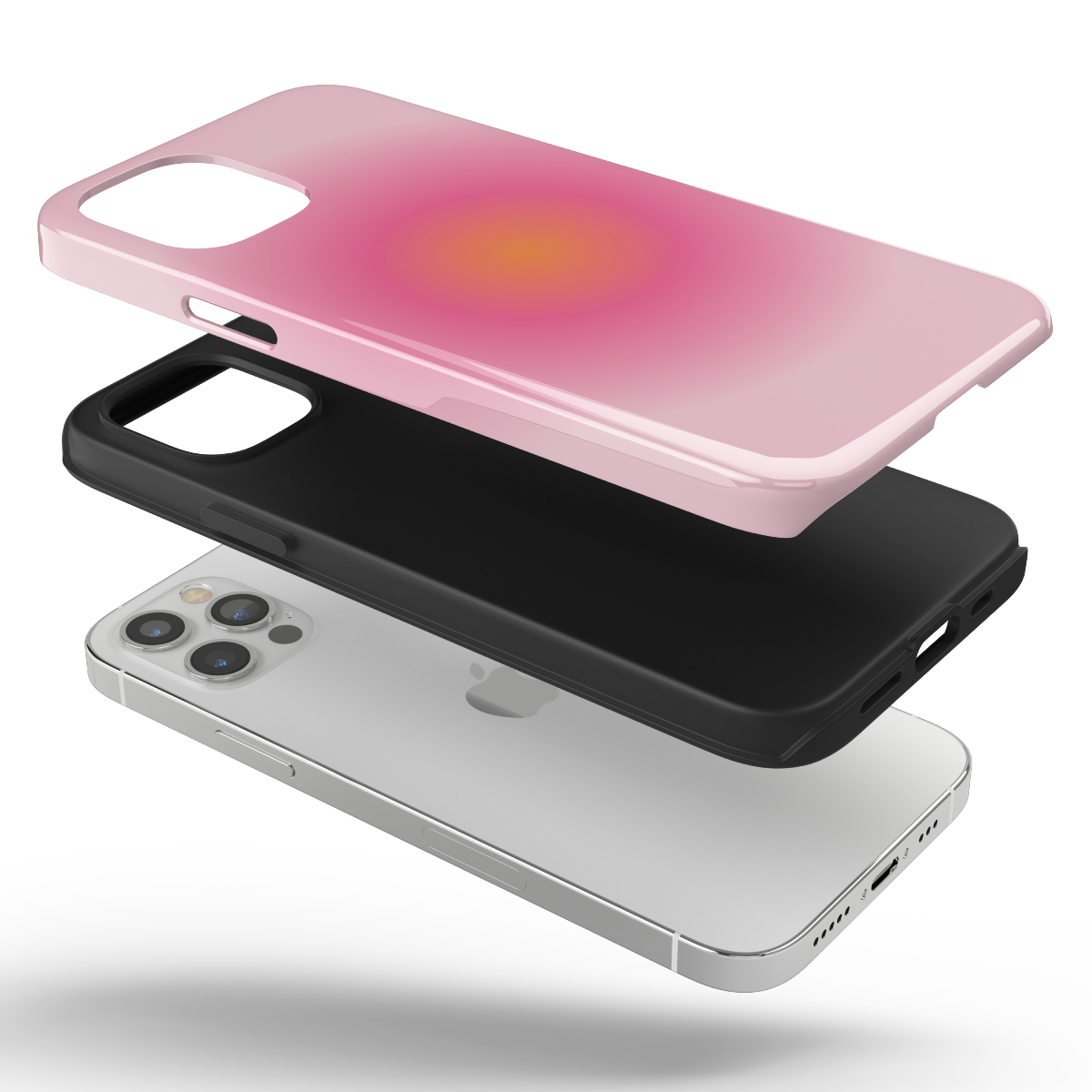 Pink Aura iPhone Case - Image 5