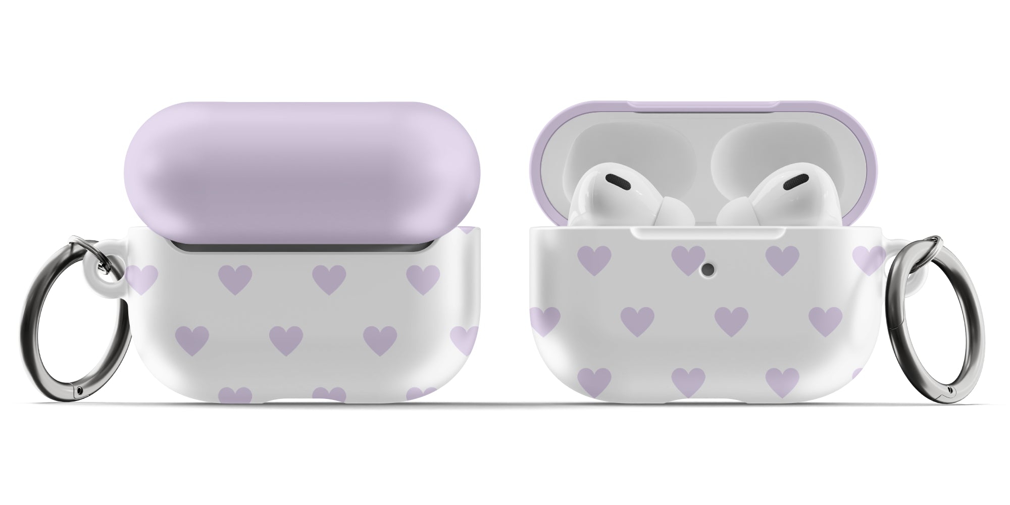 Purple Hearts AirPods Case - Image 6