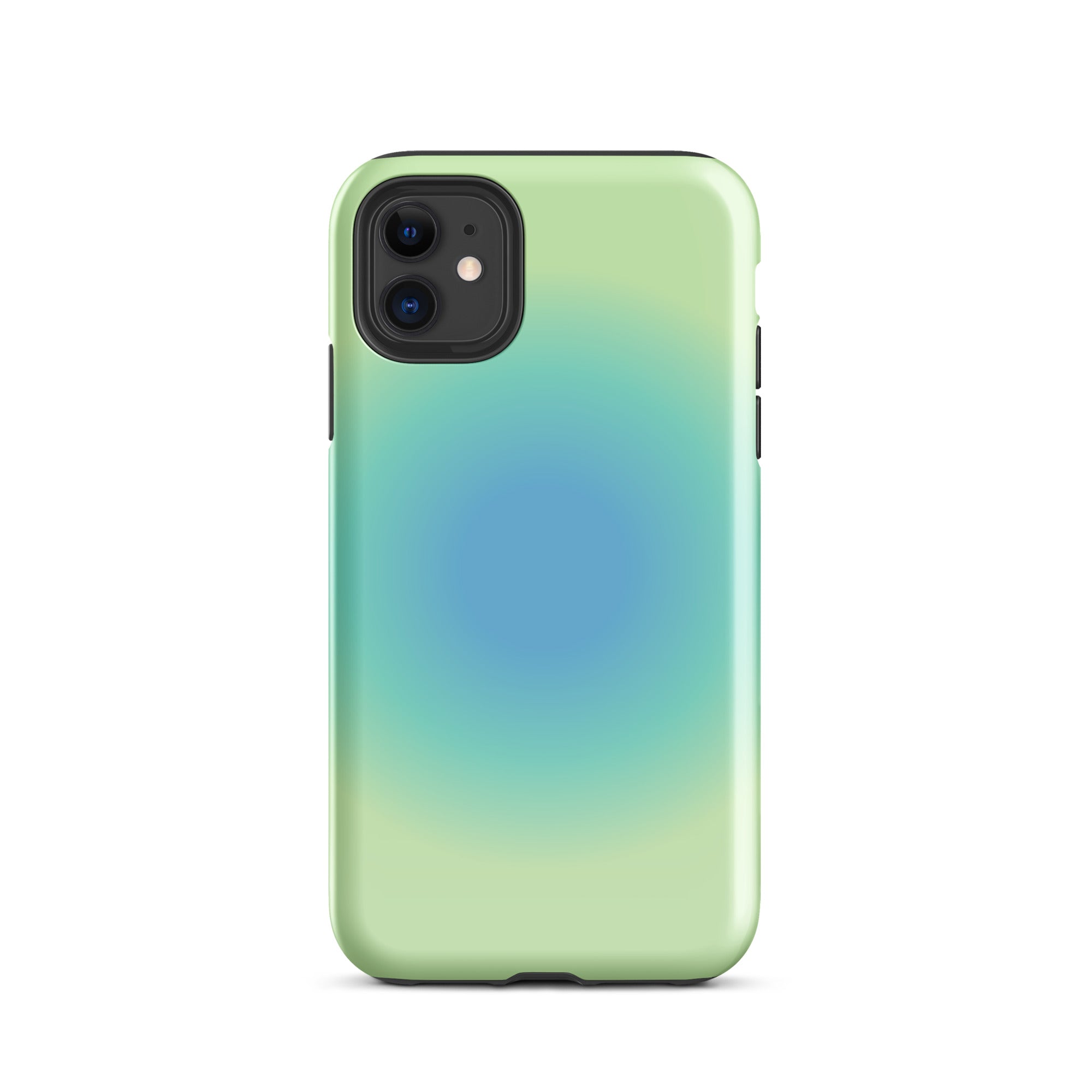 Blue & Green Aura iPhone Case - Image 8