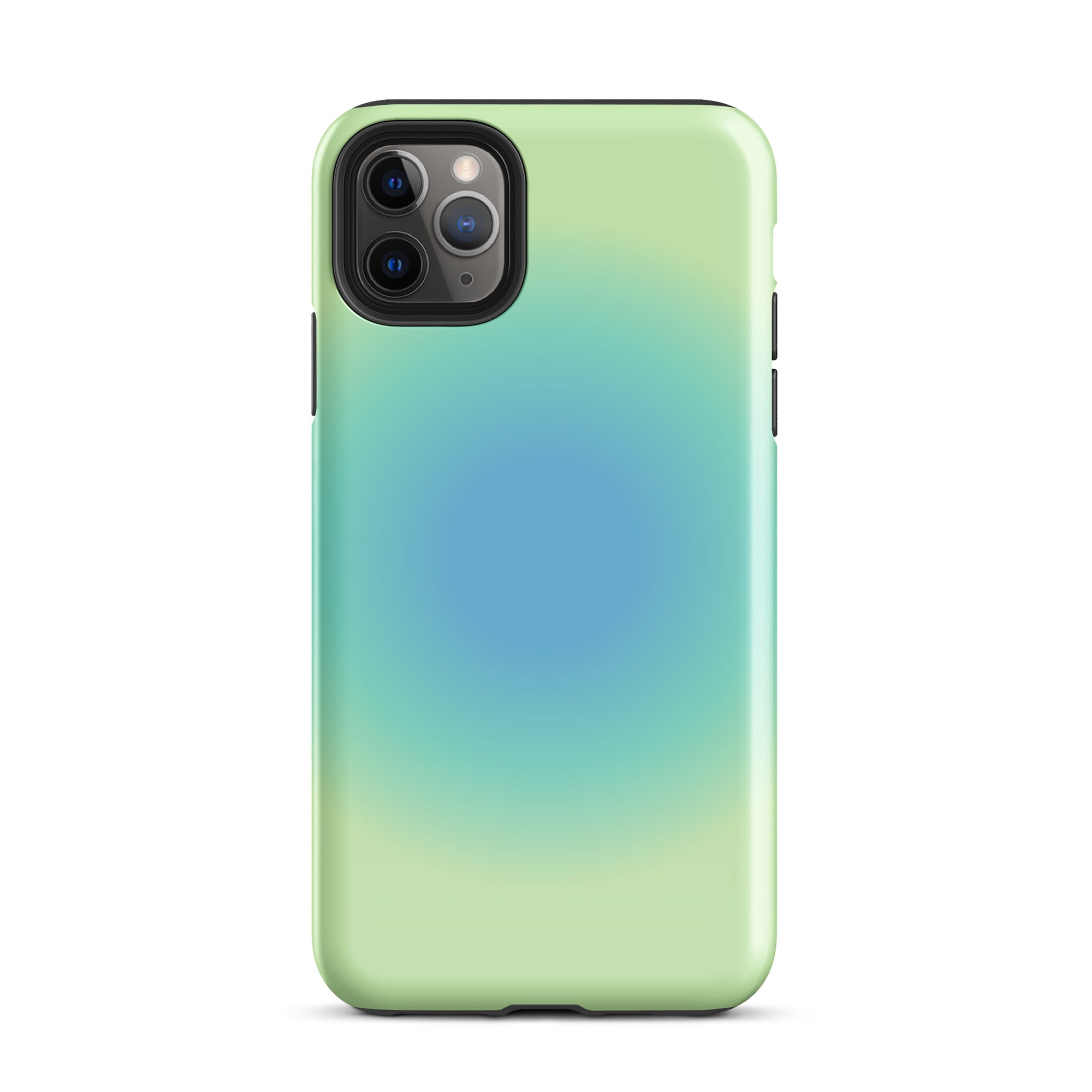 Blue & Green Aura iPhone Case - Image 12