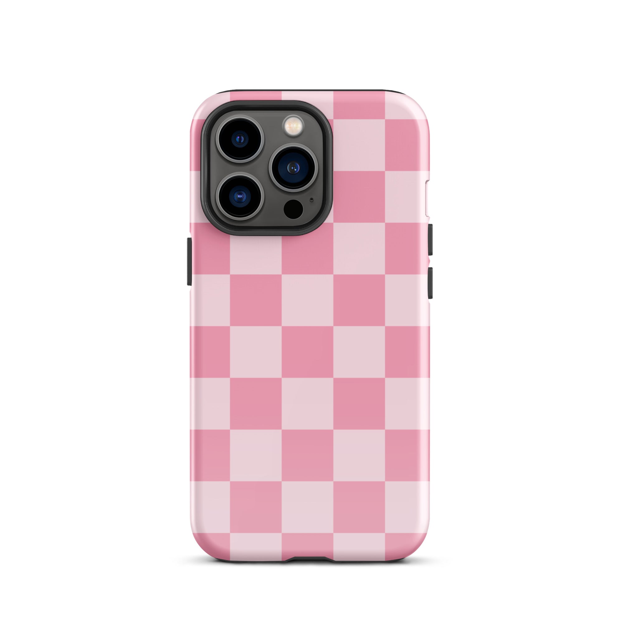 Pink & Light Pink Checkered iPhone Case - Image 27