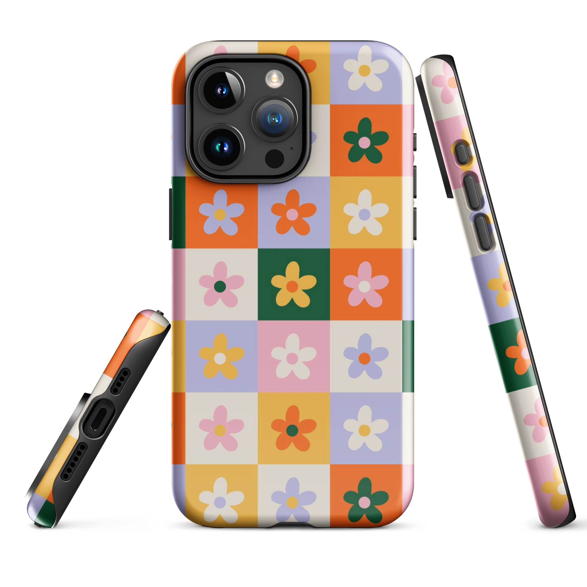 Patchwork Flowers iPhone Case - Image 6