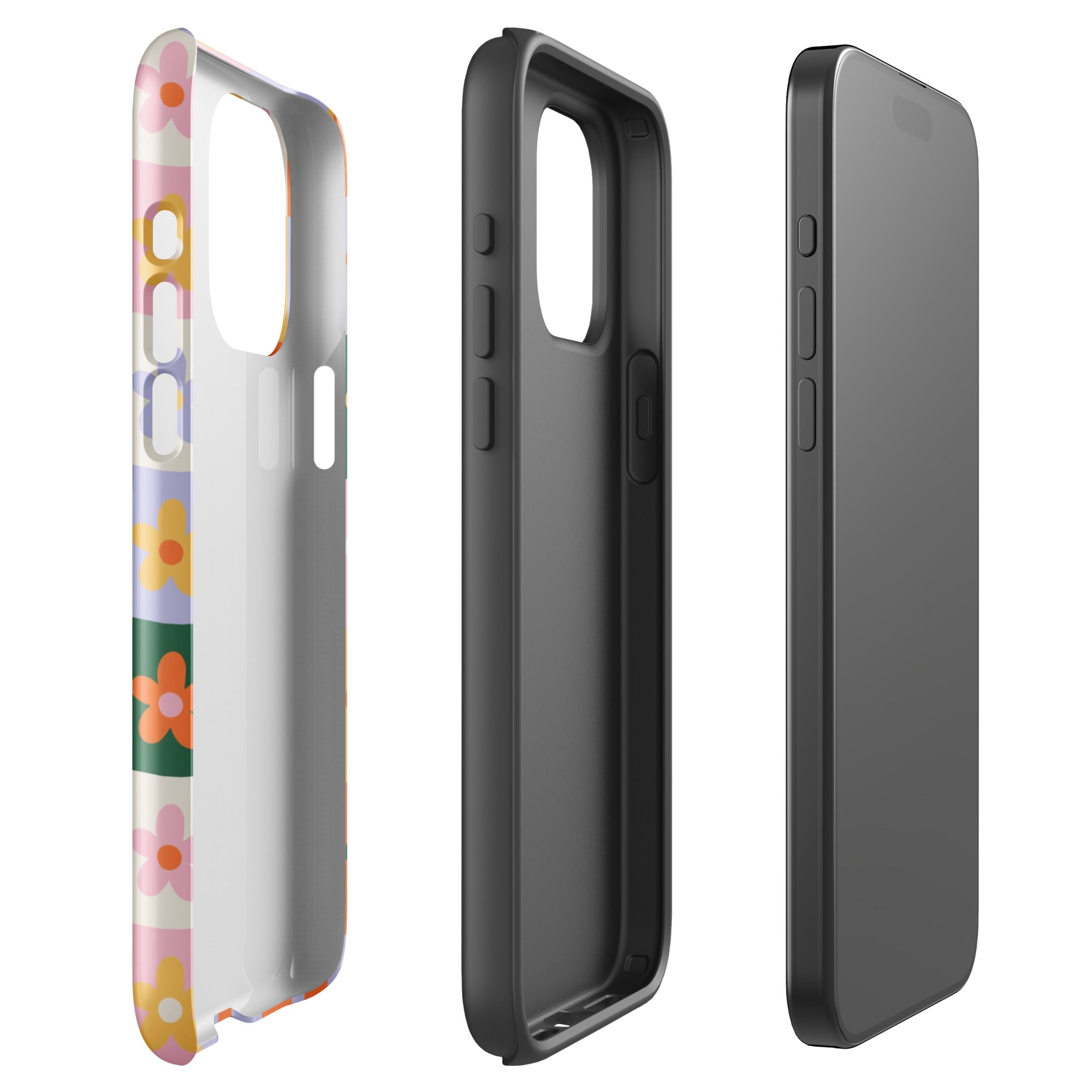 Patchwork Flowers iPhone Case - Image 5